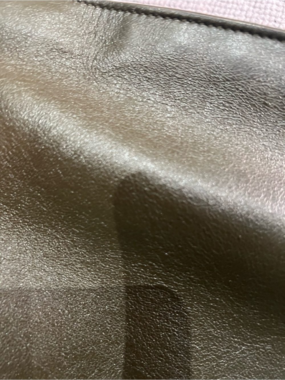 Saint Laurent Green Rive Gauche Leather Tote - Picture 9 of 10